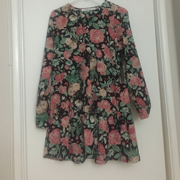 Lovers + Friends Floral Drop Waist Dress
