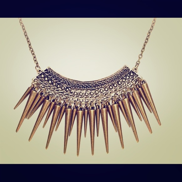 Funky metal necklace