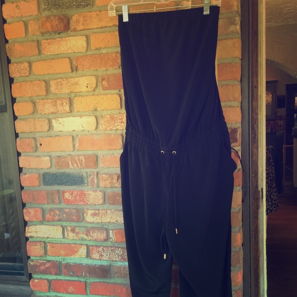 Express strapless jumpsuit