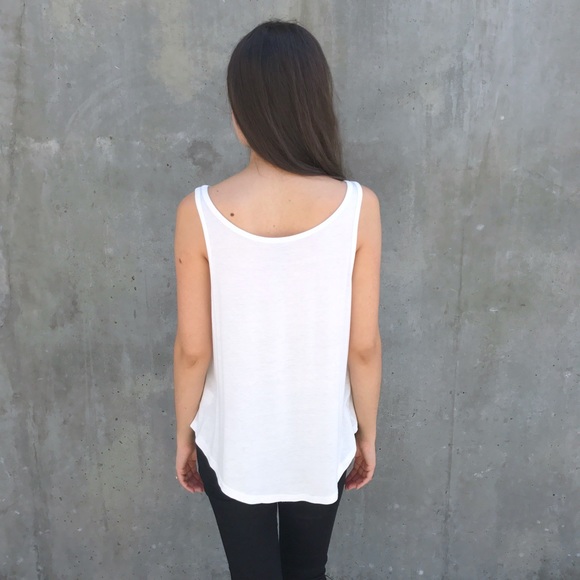 NWT Texas Map Floral Tank Top Graphic - Picture 4 of 4