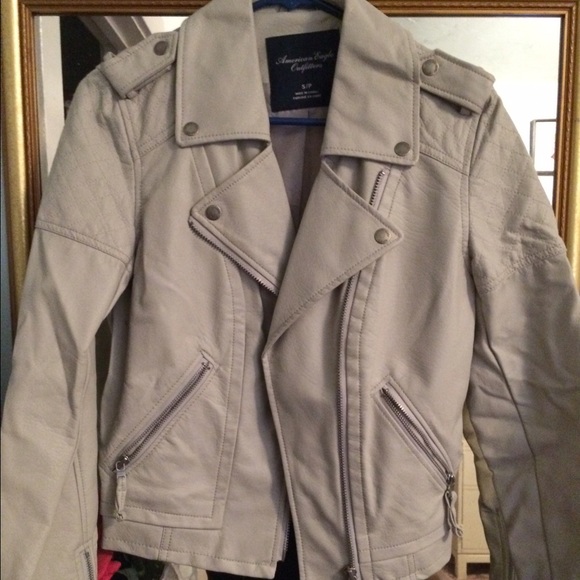 American eagle leather jacket