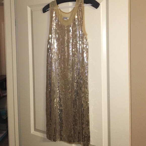 Cache Gold Dress
