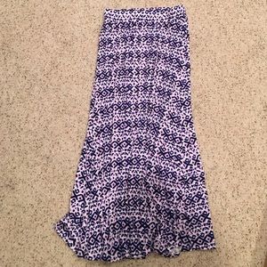 girls tribal maxi skirt