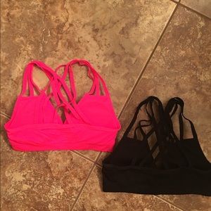 Braletts - black and pink. New without tags