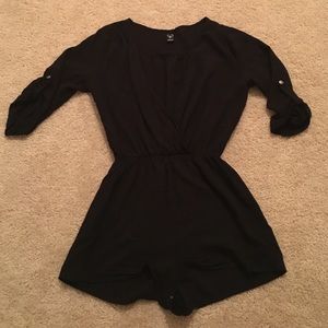Black Windsor romper