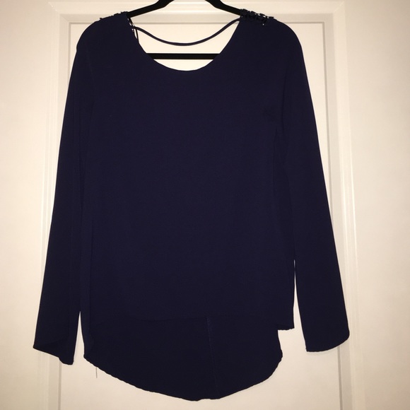 Navy blouse
