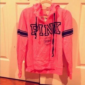 Pink Half Zip Hoodie from Pink