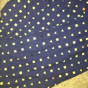 Lularoe navy blue geometric leggings TC