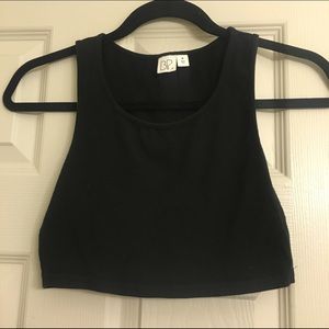 Nordstroms BP Black Crop Top