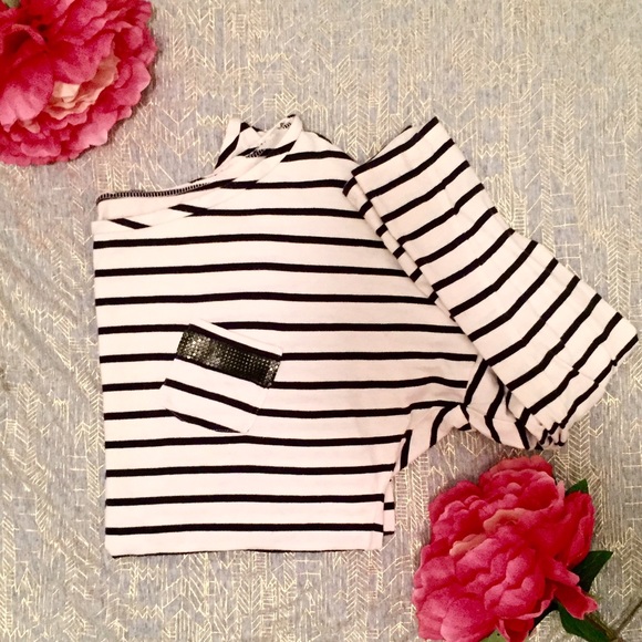 Striped LOFT long sleeve shirt
