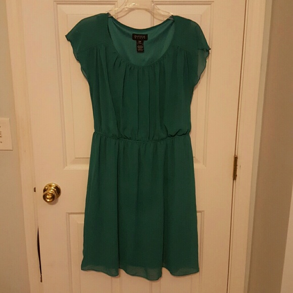 Kelly green summer dress