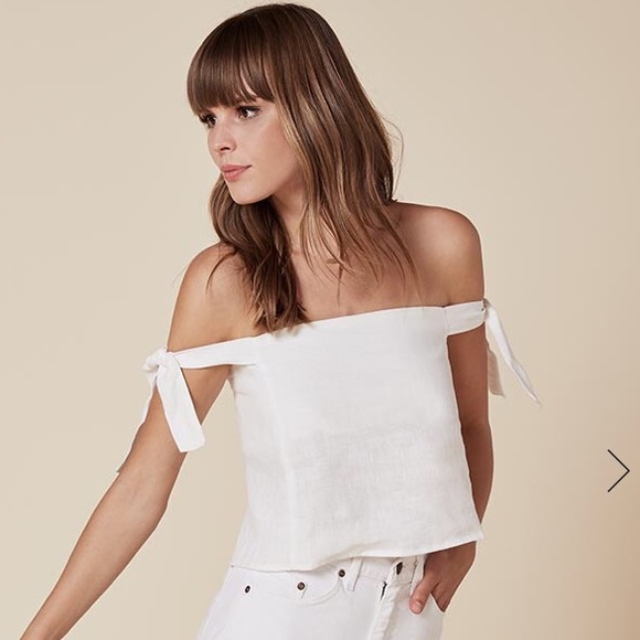 ISO: White Amalia Reformation top