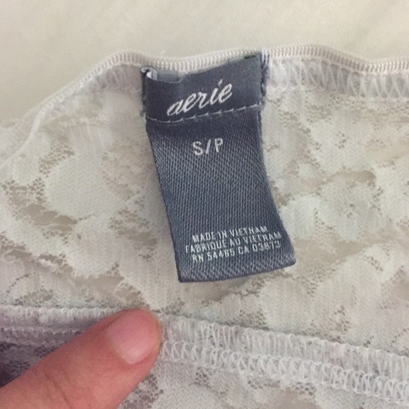 Lace bandeau white - Picture 2 of 2