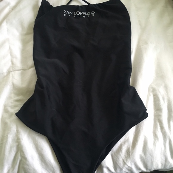 Black monokini one piece - Picture 3 of 4