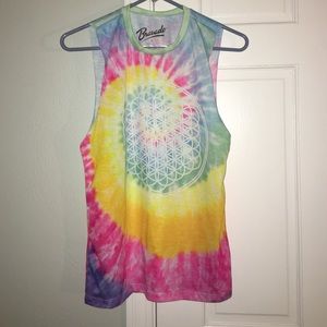 Tie dye Bravado tank top, brand new (never worn)