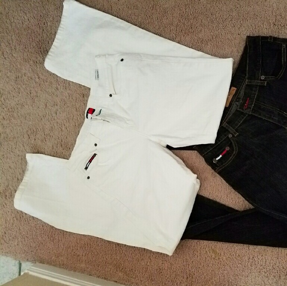 White tommy Hilfiger jeans - Picture 1 of 1