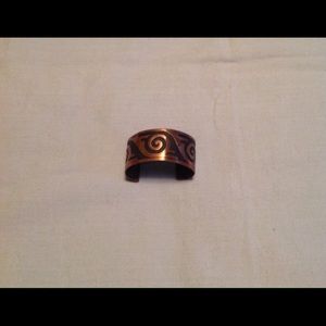 NATIVE AMERICAN COPPER CUFF BRACELET
