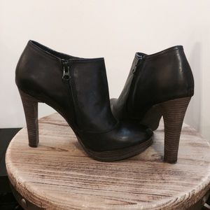 Calvin Klein Leather Ankle Boots