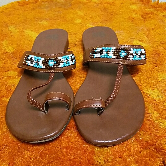 Barely worn Boho sandles