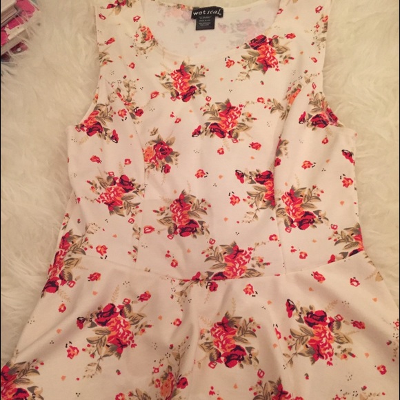 Wet Seal Rose Peplum Top