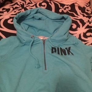 Pink by Victoria's Secret Half Zip Hoodie