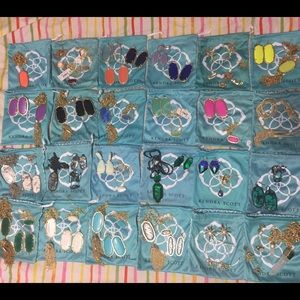 My Kendra Scott collection. Missing a few items.