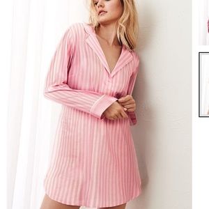 Cute pink and white pj's from Victoria Secret!