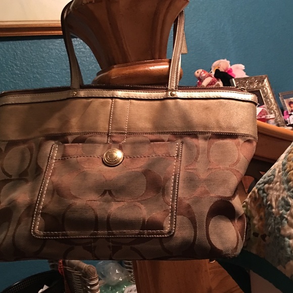 Authentic Coach canvas bag