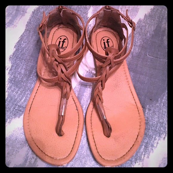 Tan sandals