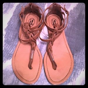 Tan sandals