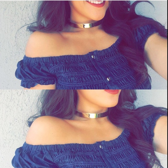 ALL GOLD BAND CHOKER✨ - Picture 4 of 4