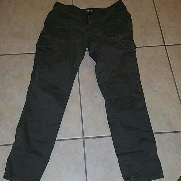 Khaki Green Cargo Pants