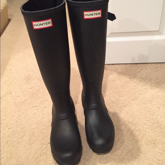 Original matte hunter tall rain boots