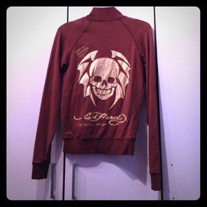 Authentic  Ed hardy sport jacket great style