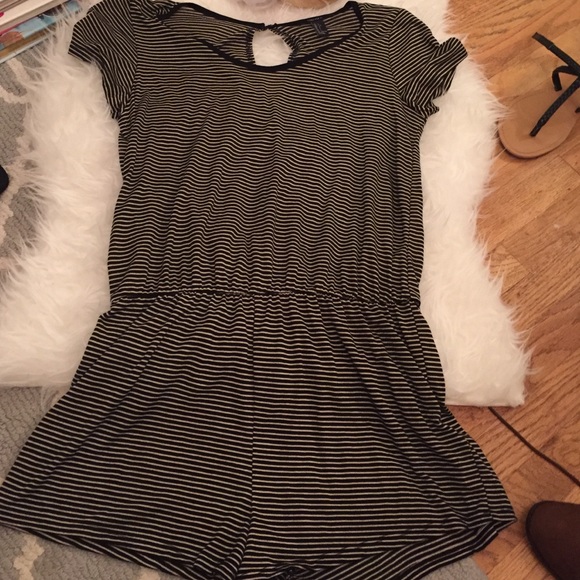 Forever 21 Striped Romper