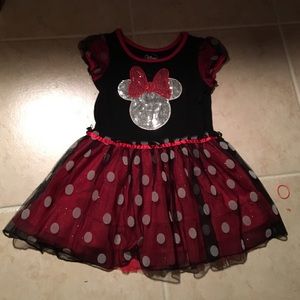 Money mouse polka dot dress