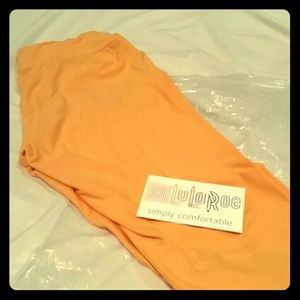 NWT OS Orange LuLaRoe Leggings