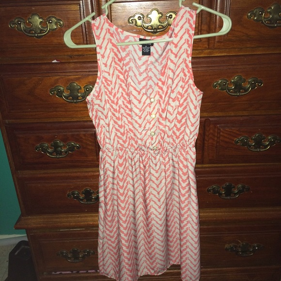 Cute button up orange dress