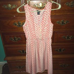 Cute button up orange dress