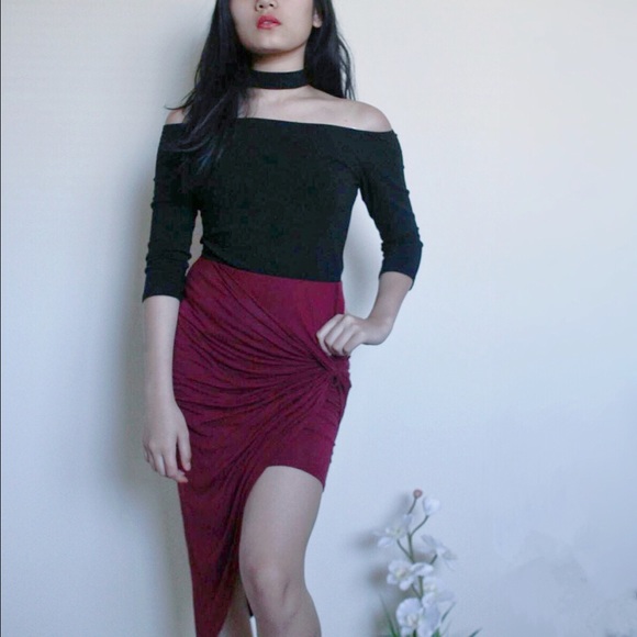 💕Elegant 3/4 sleeve choker top