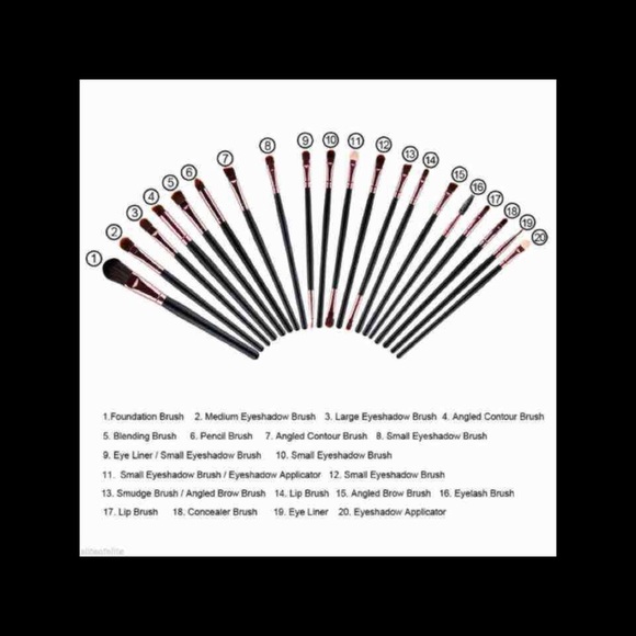 New 20pcs makeup brushes set - Picture 2 of 3