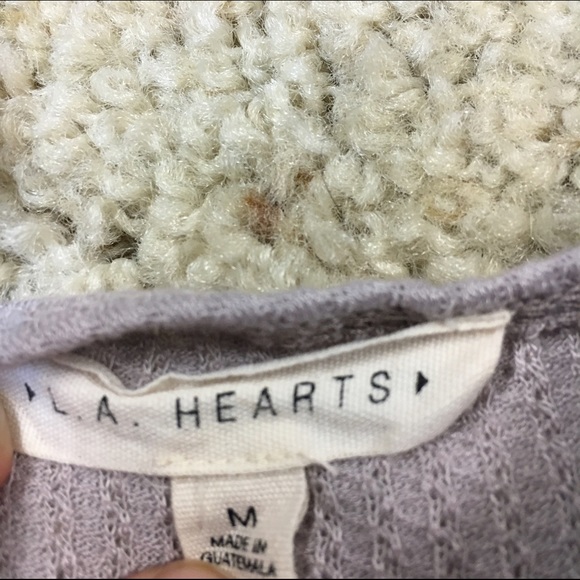 🅿️SOLD🅿️ LA Hearts tie crop tank - Picture 2 of 3