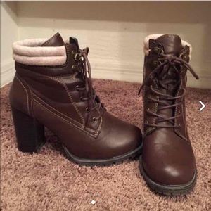 Torrid brown ankle boots