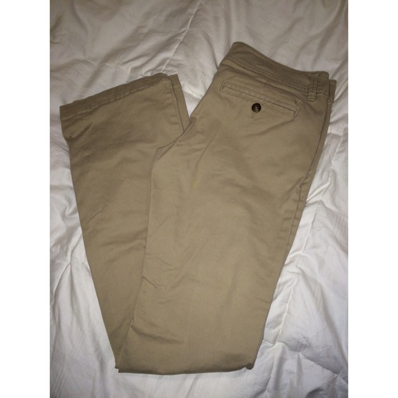 American Eagle Flare Khakis