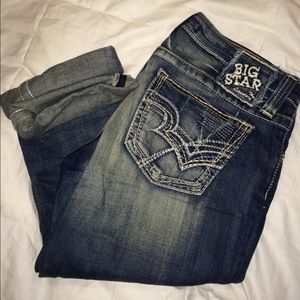 Big Star cropped jeans