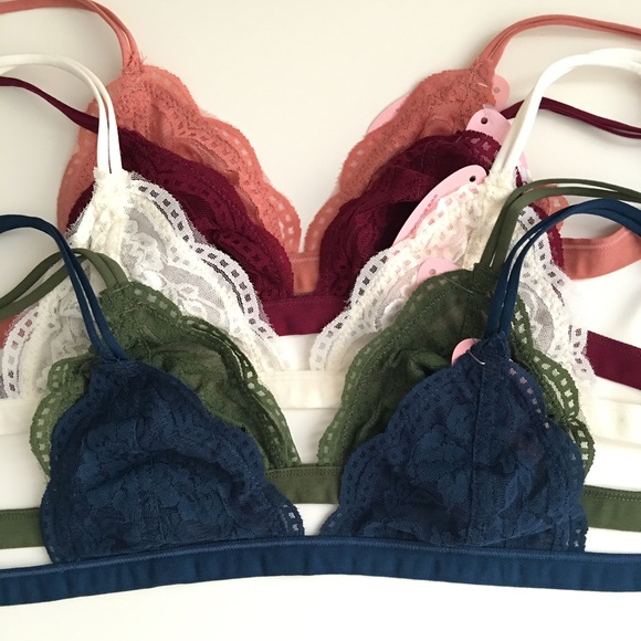 NWT Lace Triangle Bralette - Picture 3 of 7