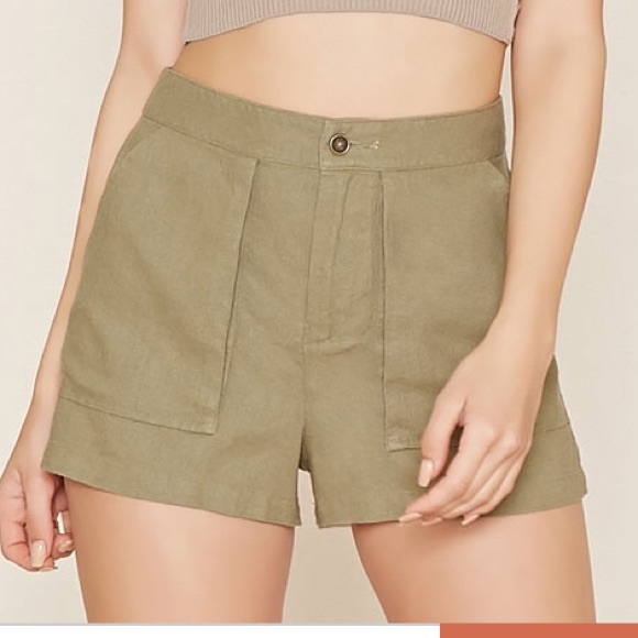 Forever 21- linen shorts