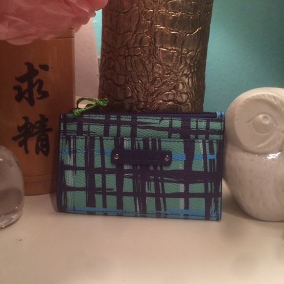 Vera Bradley slim coin purse.