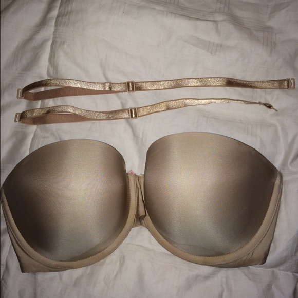 Victoria's Secret nude strapless bra
