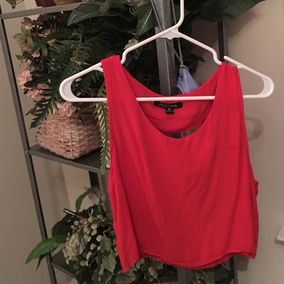 Heart cut out back crop top